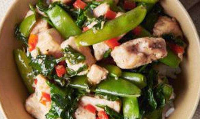 Chicken Vegetable in Oyster Sauce