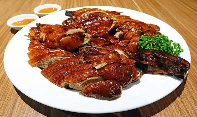 Fried Duck in Peking Sauce