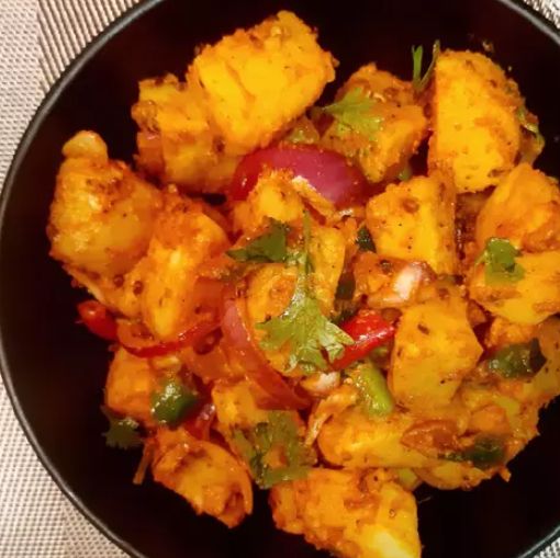 Aloo Sadeko (Mild/Med/Hot)