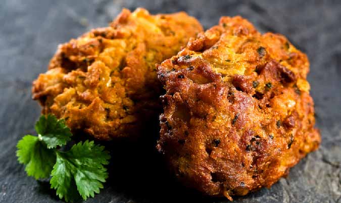 Onion Bhaji (4 pcs) (GF, DF)