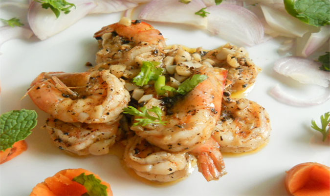 Tandoori Garlic prawn(8 pcs)