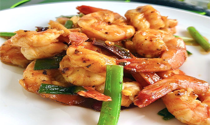 Chilli Garlic Prawn (Hot)