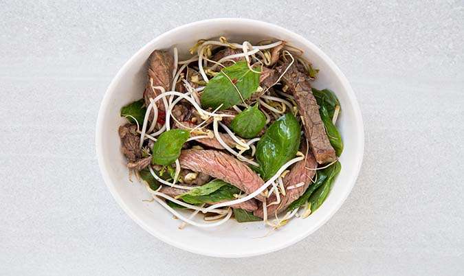 BBQ Beef with Chilli Lime Dressing