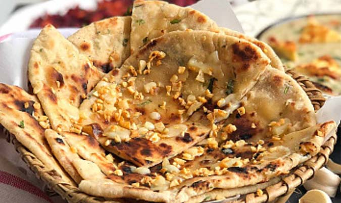 Aloo & Cheese Naan