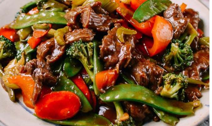 Stir Fried Beef with Mixed Vegetable