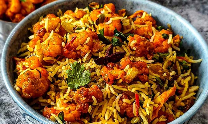 Gobi 65 Biryani