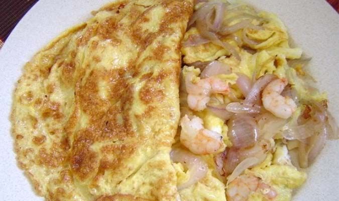 King Prawn Omelette