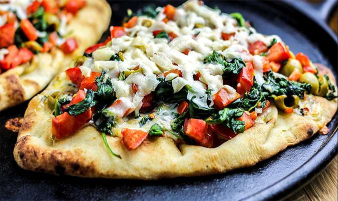 Spinach Cheese Naan