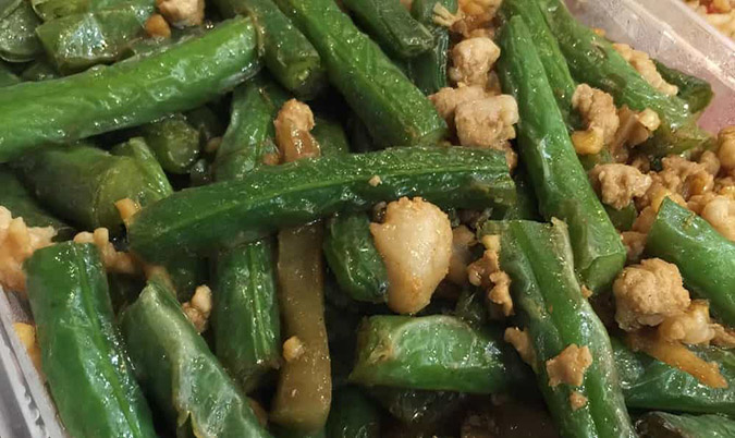 Snake Beans with Pork Minced
