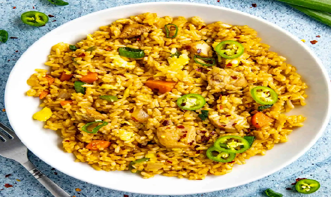 Spicy Chicken Rice (Hot)