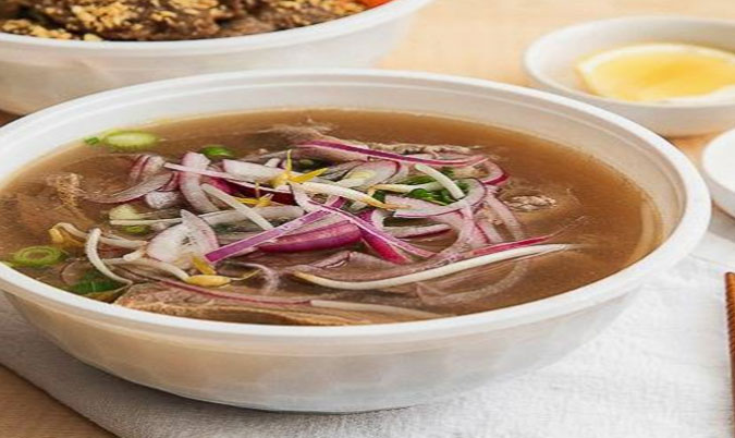 Sliced Beef and Brisket Noodle Soup