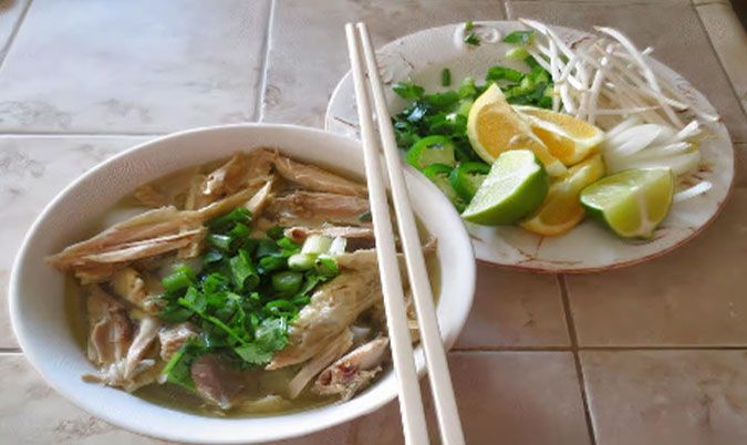 Chicken Rice Noodle Soup