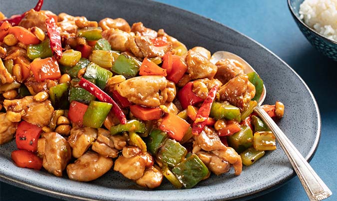 Gong Bao Chicken with Nuts