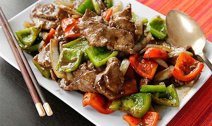 Beef with Black Pepper