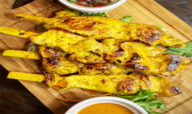 Chicken Satay (4pcs)