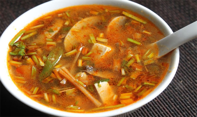 Sour Vegetable Soup (Tom Yum Puk) (GF)
