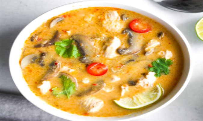 Coconut Mushroom Soup (Tom Kha Hed) (GF)