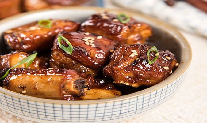 Fried Pork Ribs with Sweet and Sour Sauce