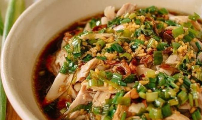 Braised Chicken with Ginger and Shallot