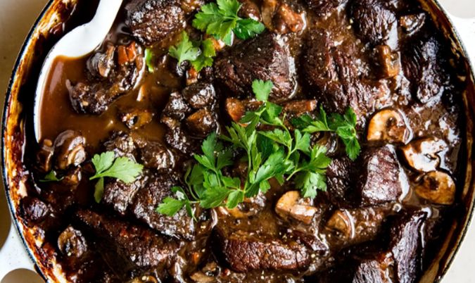 Braised Beef with nuts