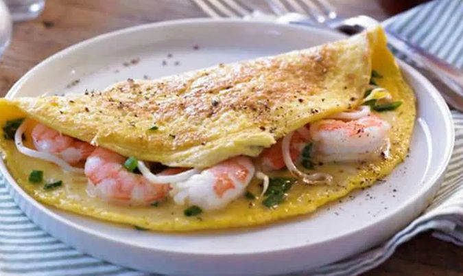 Seafood Omelette