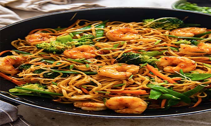 Seafood Chow Mein