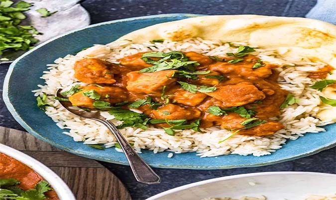 Curried Chicken and Rice (Dairy)
