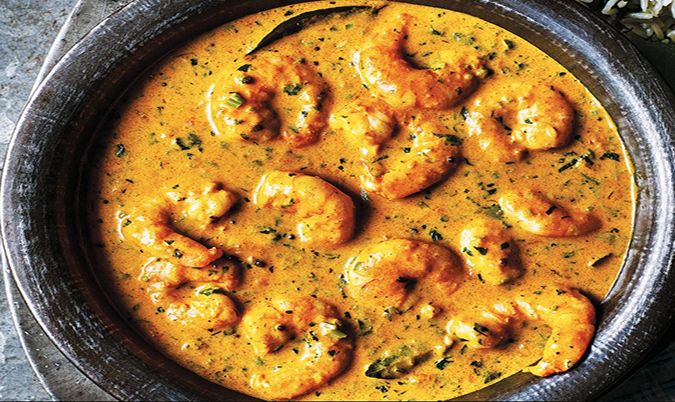 Curried King Prawn and Rice (Dairy)