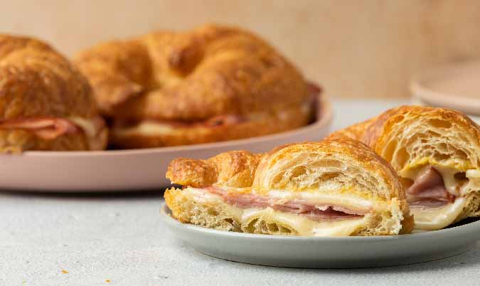Ham and Cheese Croissant or Sandwich Meal