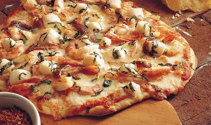 Traditional Seafood Pizza