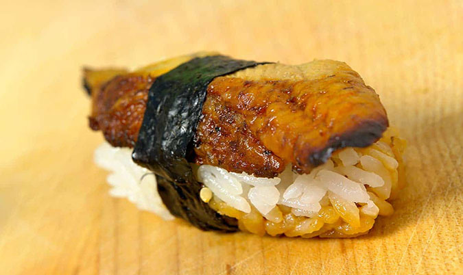 Unagi Nigiri ( Grilled Eel)