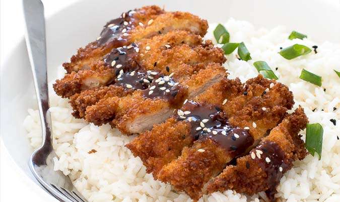Chicken katsu Rice