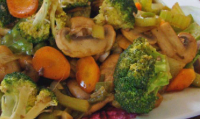 Oyster Sauce with Asian Mix Vegetables