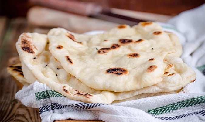 ONION AND CHEESE NAAN.