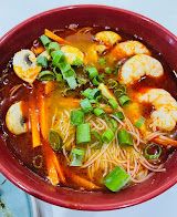 TOM YUM PRAWN NOODLE SOUP (I)