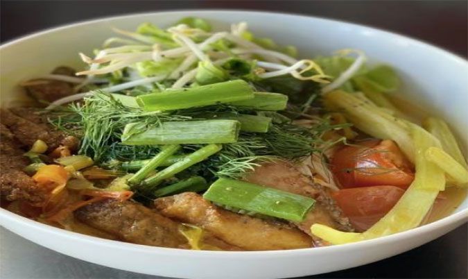 Fried Fish Vermicelli Noodle Soup