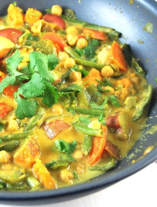 Curry Vegetables With Coconut Milk