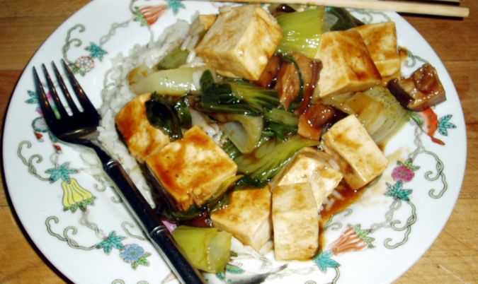 Mixed Vegetables with Bean Curd