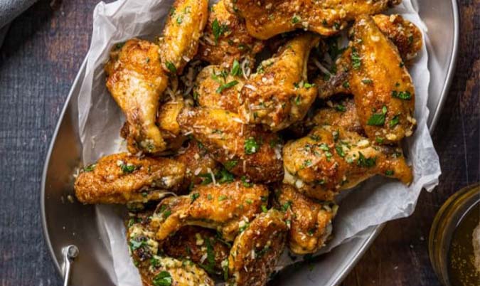 Garlic Butter Chicken Wings
