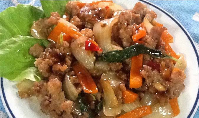 Pad Kraprao (Chilli Basil)