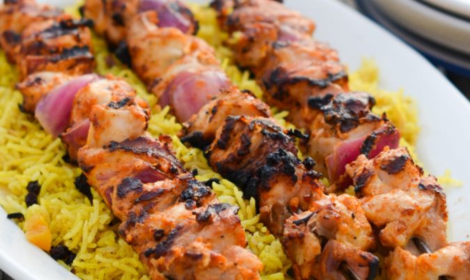Chicken Kebab Plate