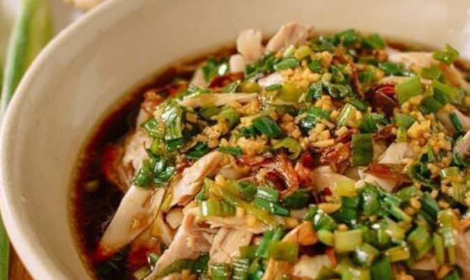 Chicken with Ginger & Shallot