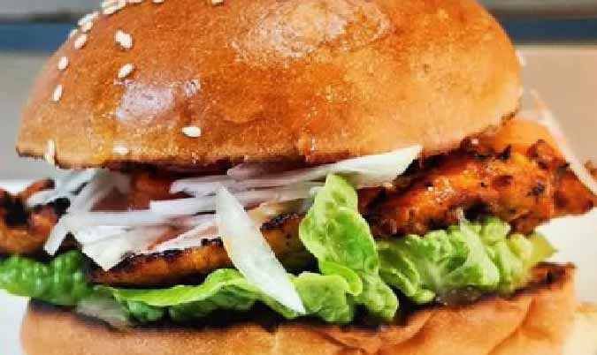 Chicken Tikka Burger Combo