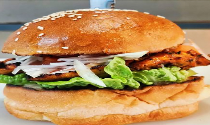 Chicken Tikka Burger Combo