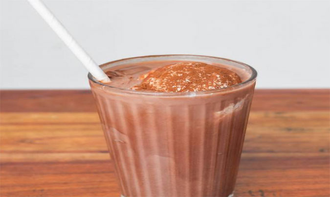 Iced Chocolate with Vegan Ice Cream