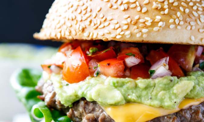 Beef Mexican Burger