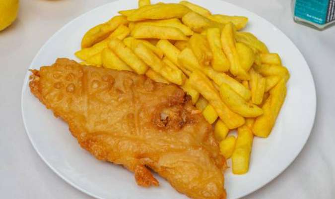 2 X Battered Fish and Chips