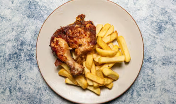 Quater Chicken and Chips