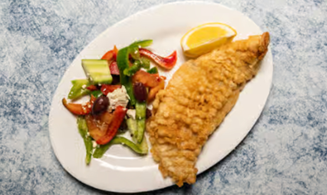 Fish and Salad