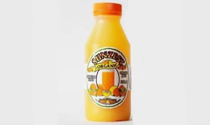 Sunzest Organic Orange Juice (375ml)
